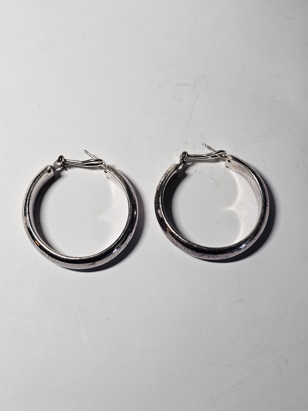 95% Silver Hoop Earrings - Milor Italy